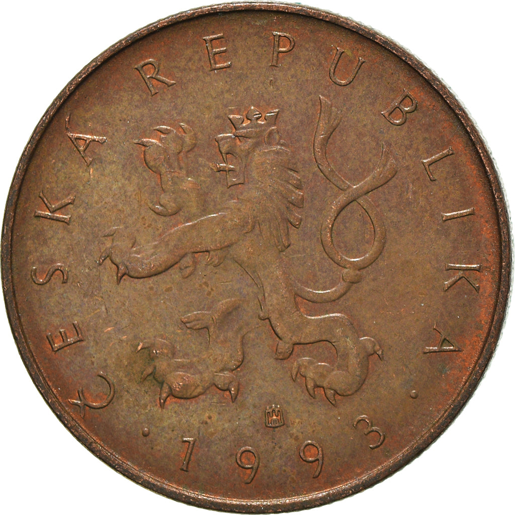 Moneda, República Checa, 10 Korun, 1993