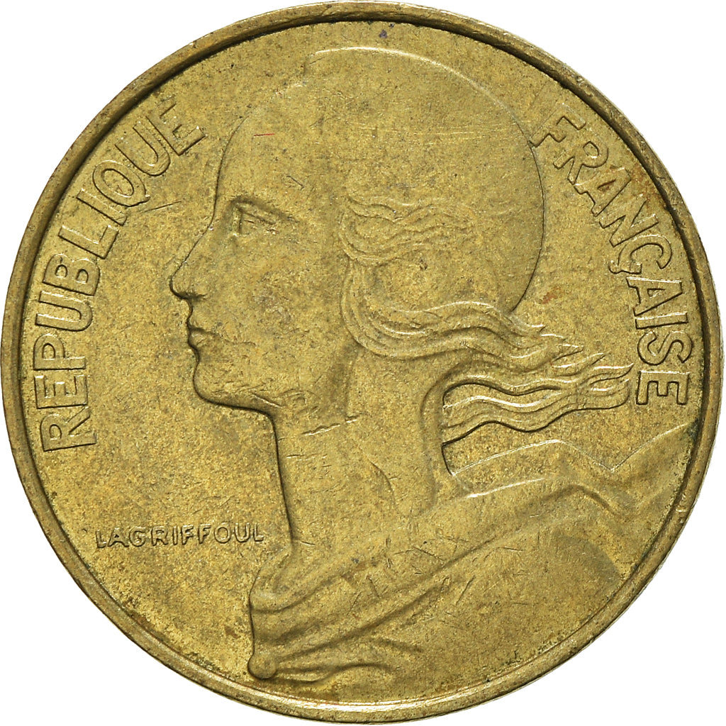 Münze, Frankreich, 10 Centimes, 1987
