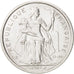 New Caledonia, 2 Francs, 1982, Paris, MS(63), Aluminum, KM:14