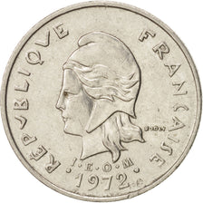 Coin, New Caledonia, 10 Francs, 1972, Paris, EF(40-45), Nickel, KM:11