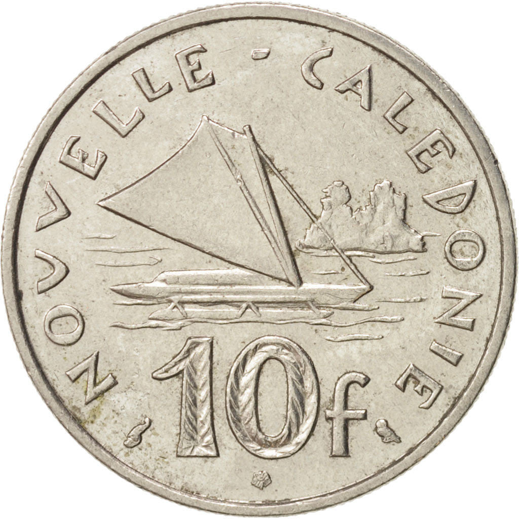 Coin, New Caledonia, 10 Francs, 1972, Paris, EF(40-45), Nickel, KM:11