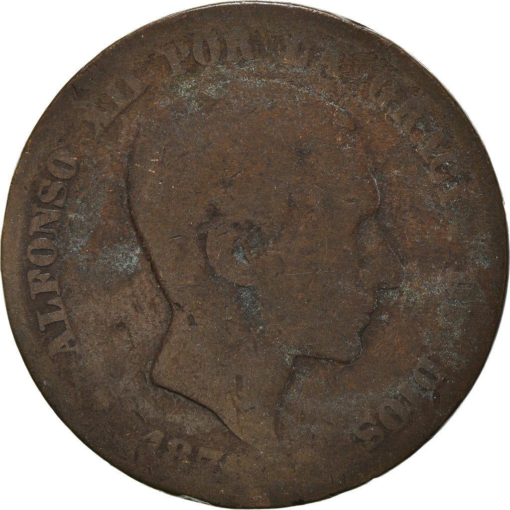 Moneta, Hiszpania, 10 Centimos, Undated