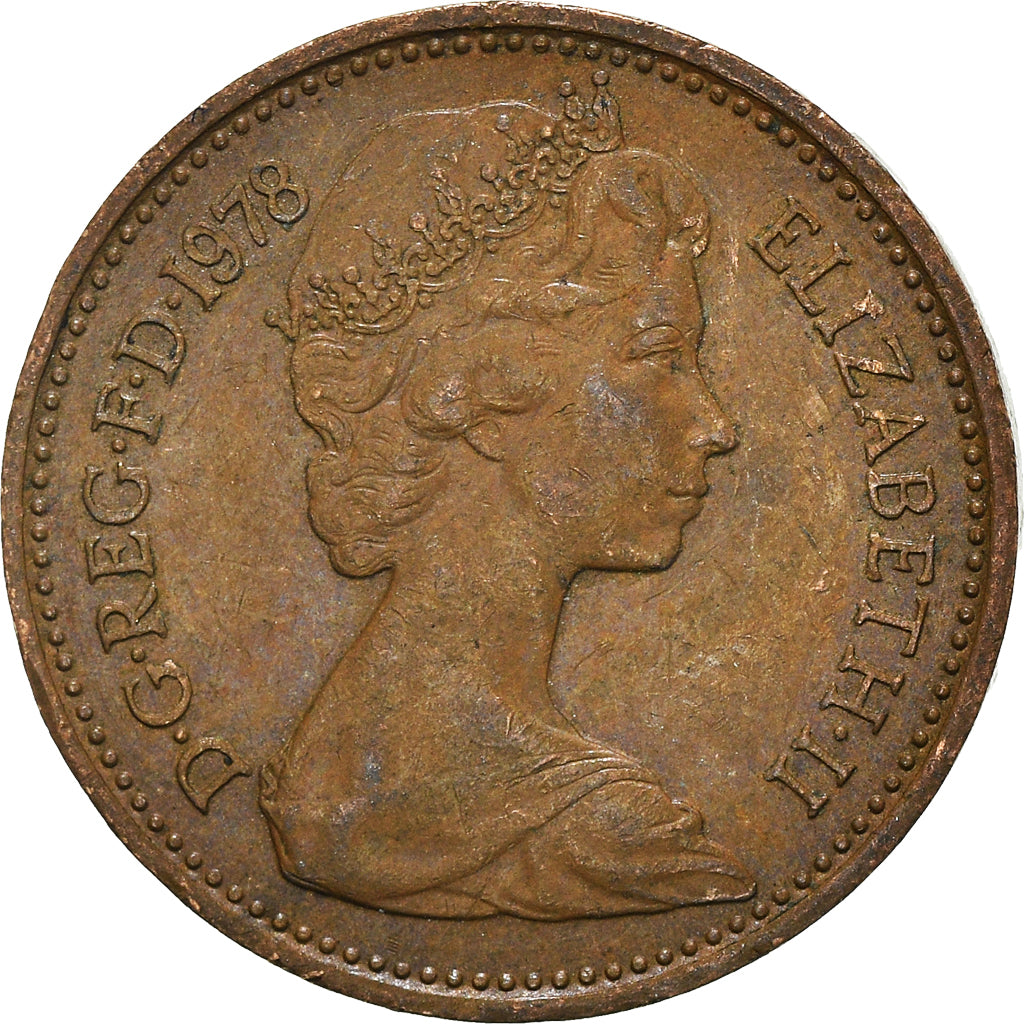 Moeda, Grã-Bretanha, New Penny, 1978