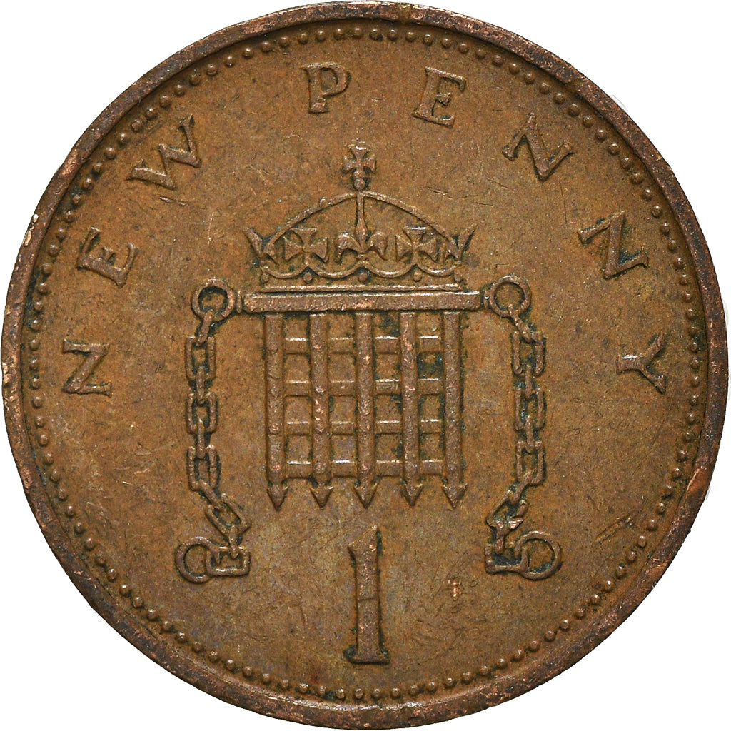 Moeda, Grã-Bretanha, New Penny, 1978