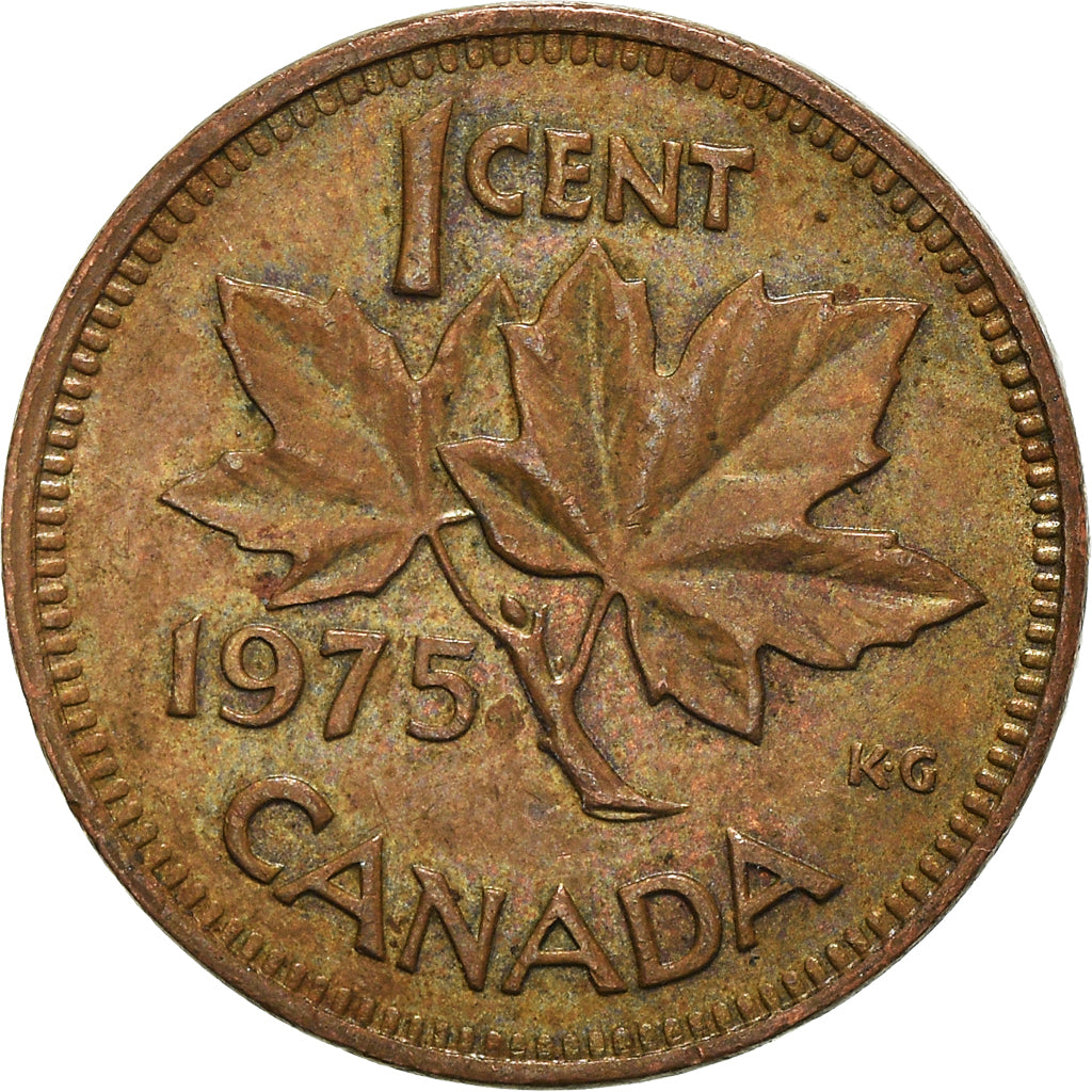 Moneta, Canada, Cent, 1975