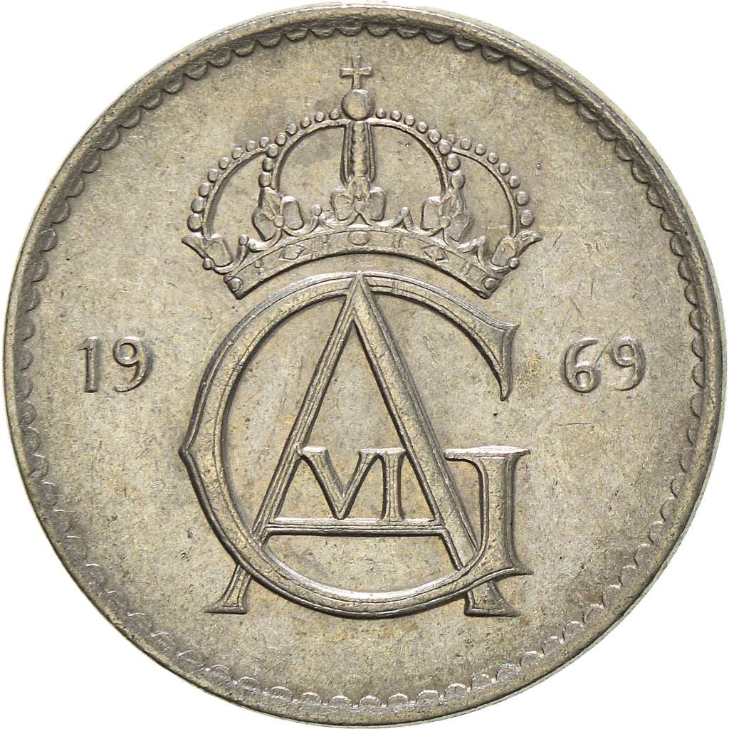 Coin, Sweden, 50 Öre, 1969