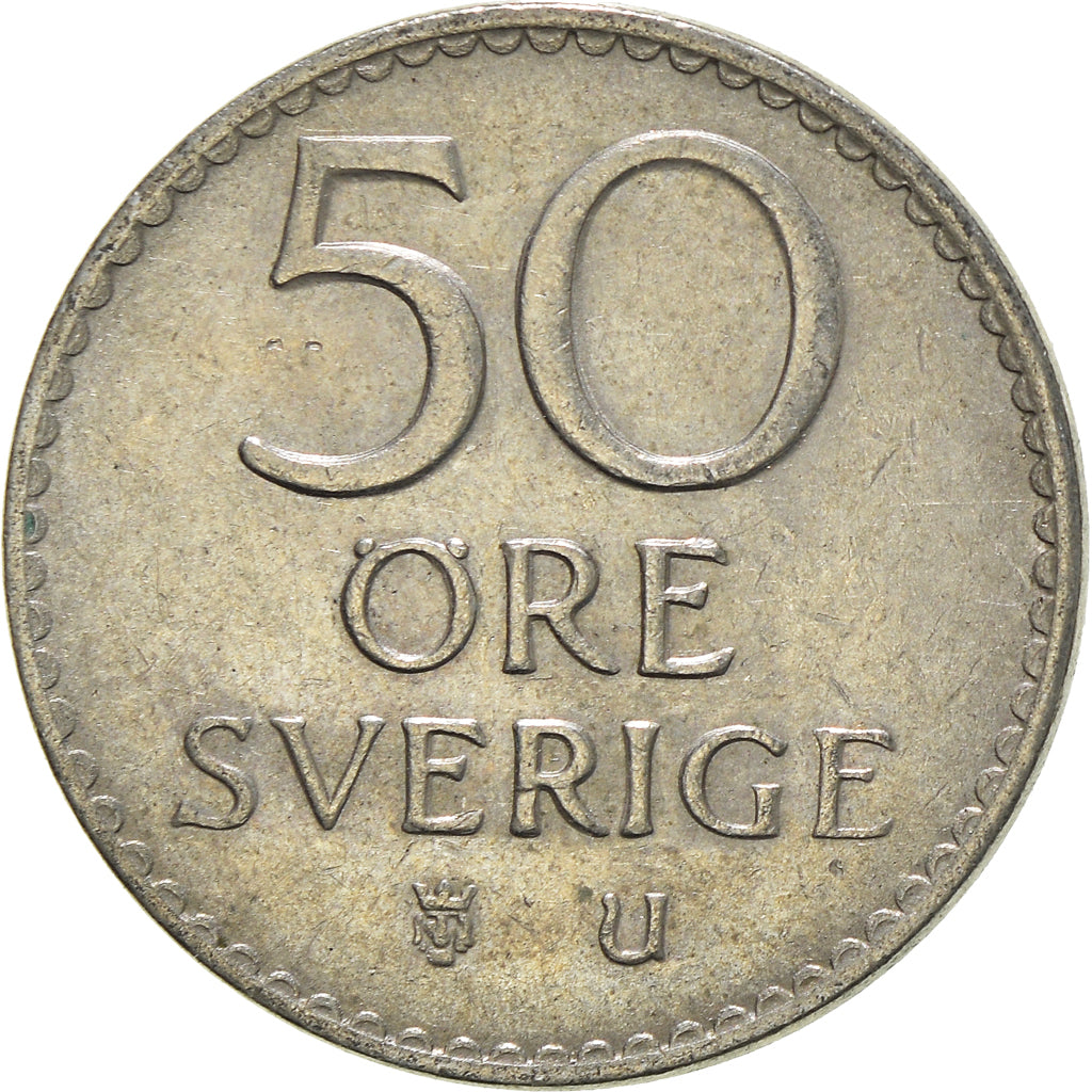 Coin, Sweden, 50 Öre, 1969