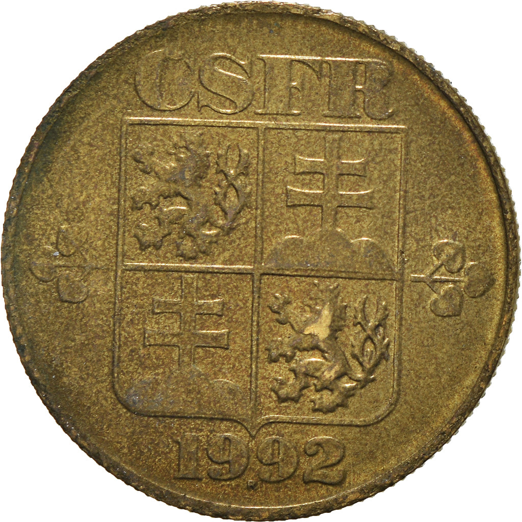 Coin, Czechoslovakia, Koruna, 1992