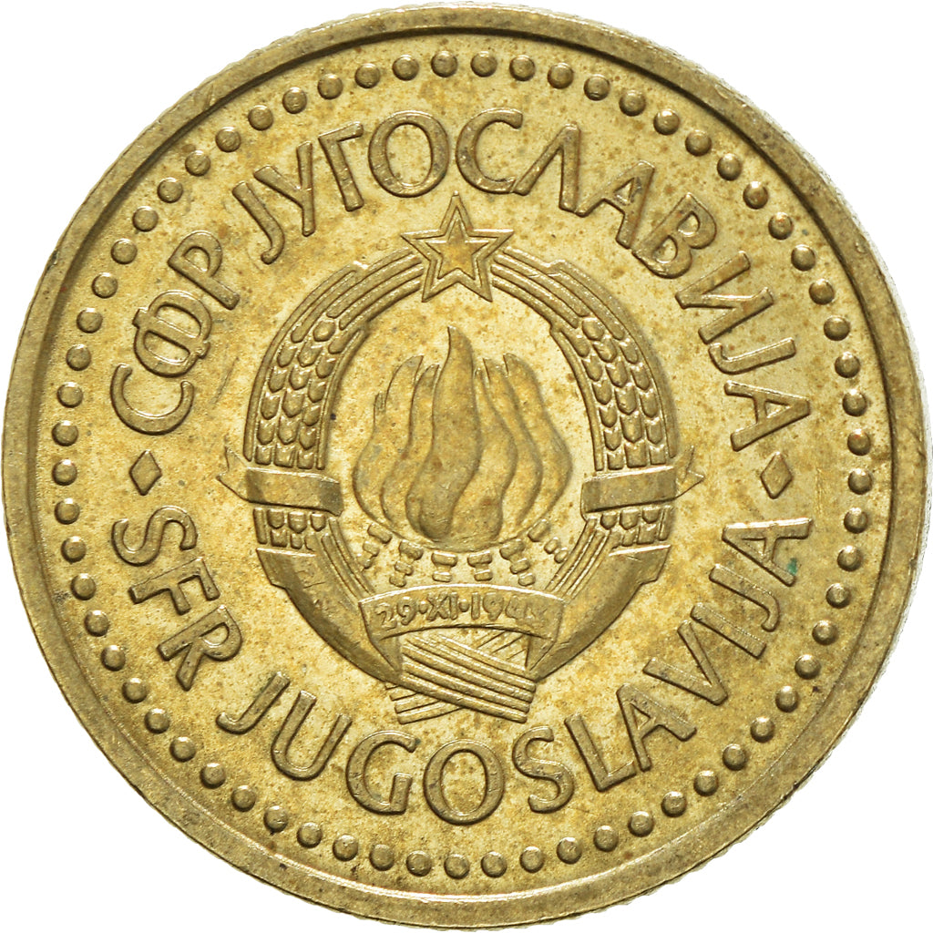 Münze, Jugoslawien, 2 Dinara, 1982