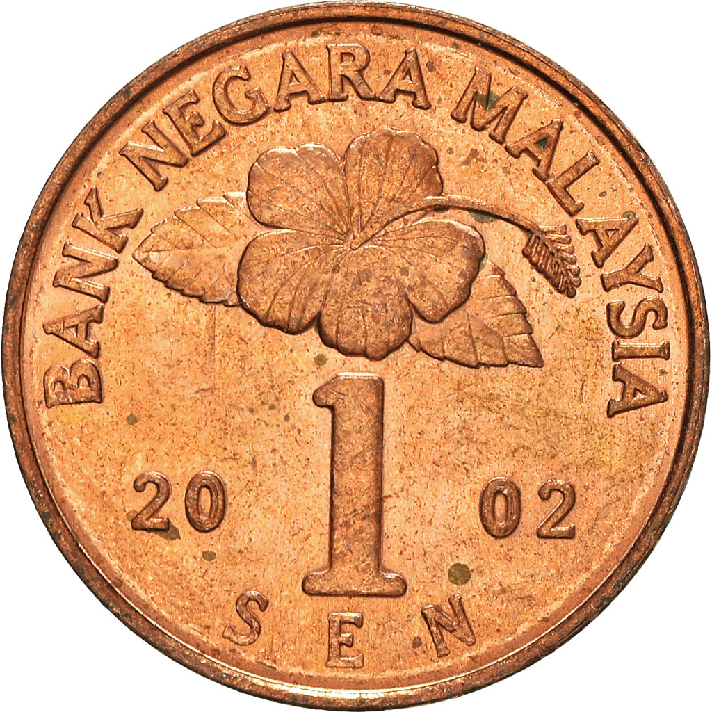 Coin, Malaysia, Sen, 2002