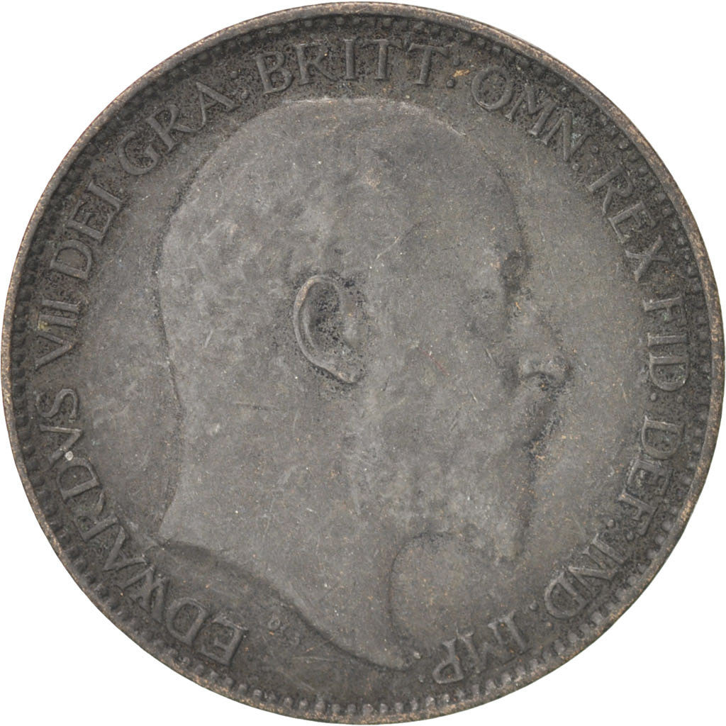 Great Britain, Edward VII, Farthing, 1906, VF(30-35), Bronze,...