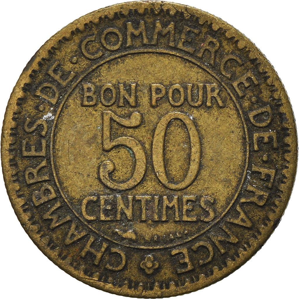 Moneta, Francia, 50 Centimes, 1923