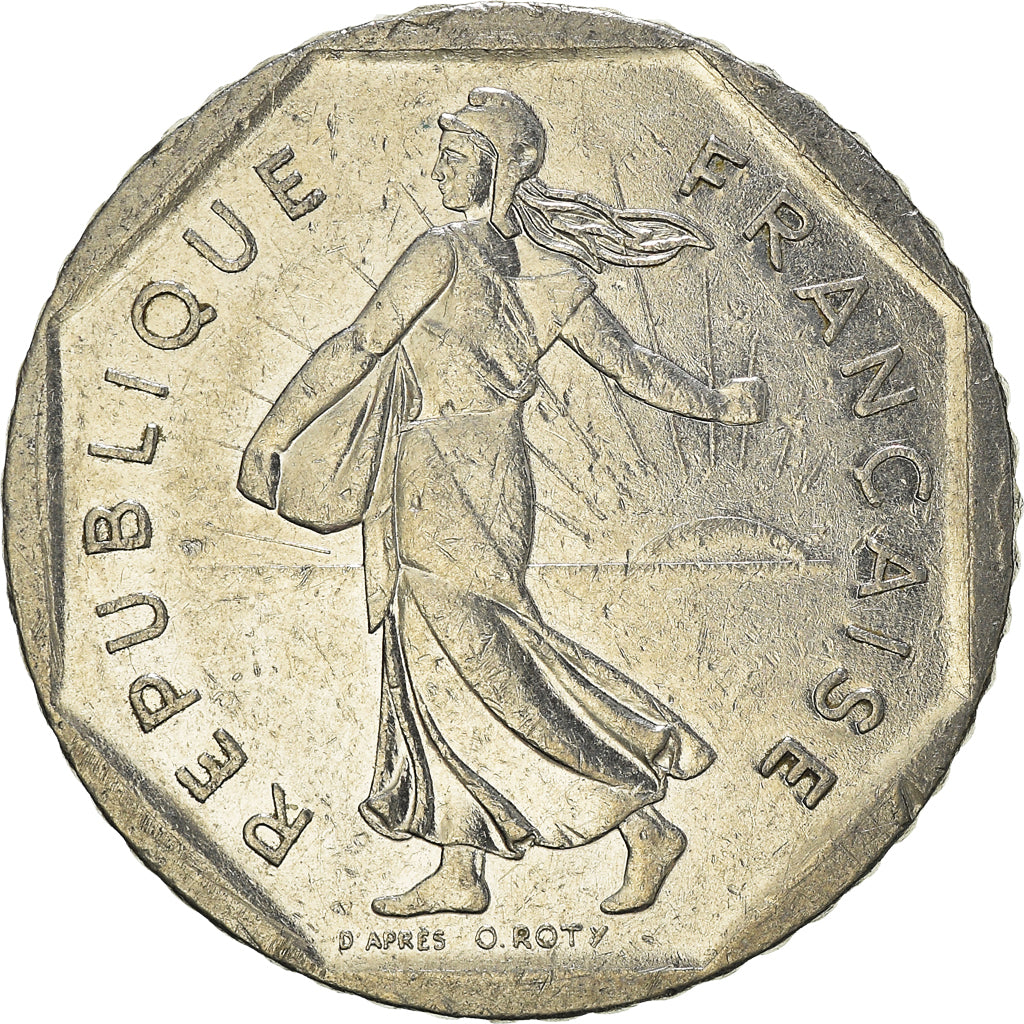 Moneta, Francia, 2 Francs, 1982