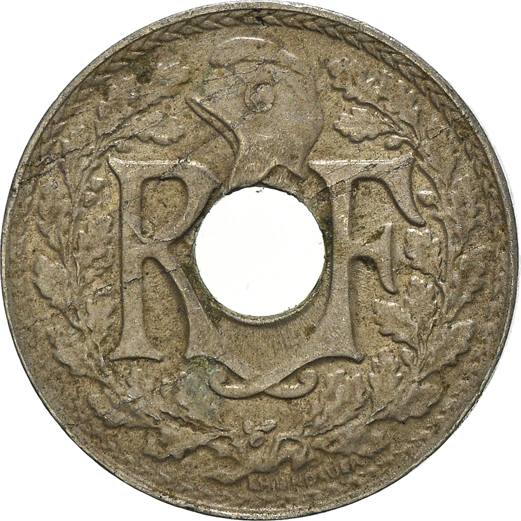 Moeda, França, 5 Centimes, 1918
