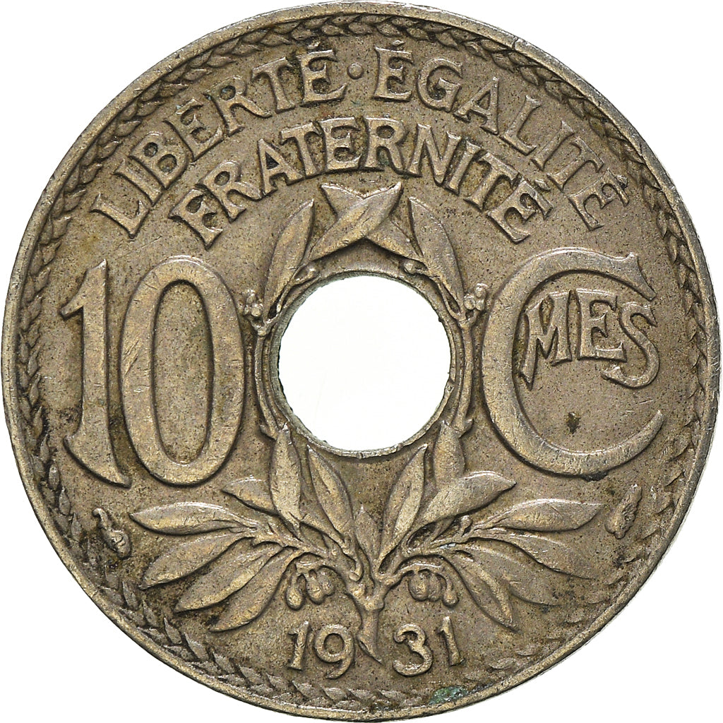Coin, France, 10 Centimes, 1931