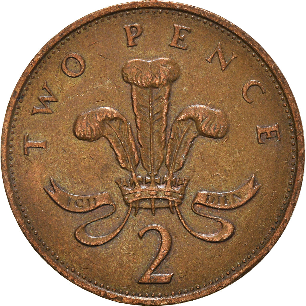 Coin, Great Britain, 2 Pence, 1985