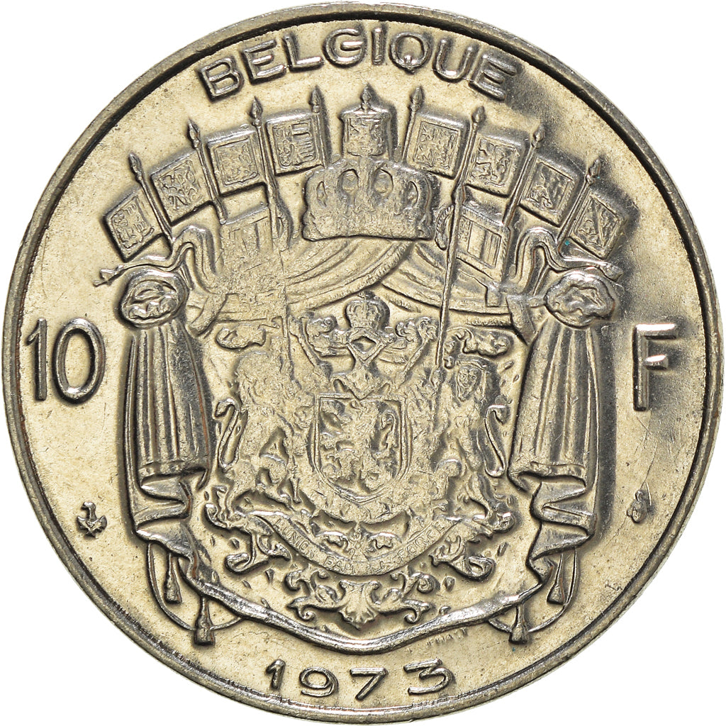 Moneta, Belgia, 10 Francs, 10 Frank, 1973