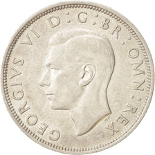 Great Britain, George VI, 1/2 Crown, 1941, AU(50-53), Silver, KM:856