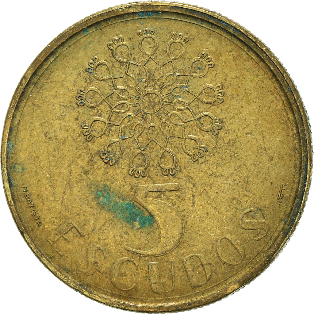 Moneta, Portogallo, 5 Escudos, 1995