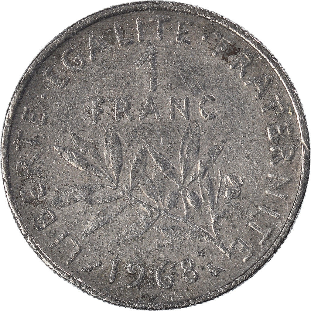 Münze, Frankreich, Franc, 1968