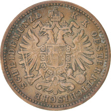 Coin, Austria, Franz Joseph I, Kreuzer, 1885, EF(40-45), Copper, KM:2187