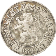 Coin, Belgium, Leopold II, 10 Centimes, 1894, EF(40-45), Copper-nickel, KM:43