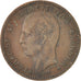 Coin, Greece, George I, 10 Lepta, 1878, VF(20-25), Copper, KM:55
