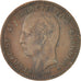 Monnaie, Grèce, George I, 10 Lepta, 1878, TB, Cuivre, KM:55