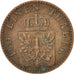 German States, PRUSSIA, Wilhelm I, 2 Pfennig, 1865, Berlin, EF(40-45), Copper...