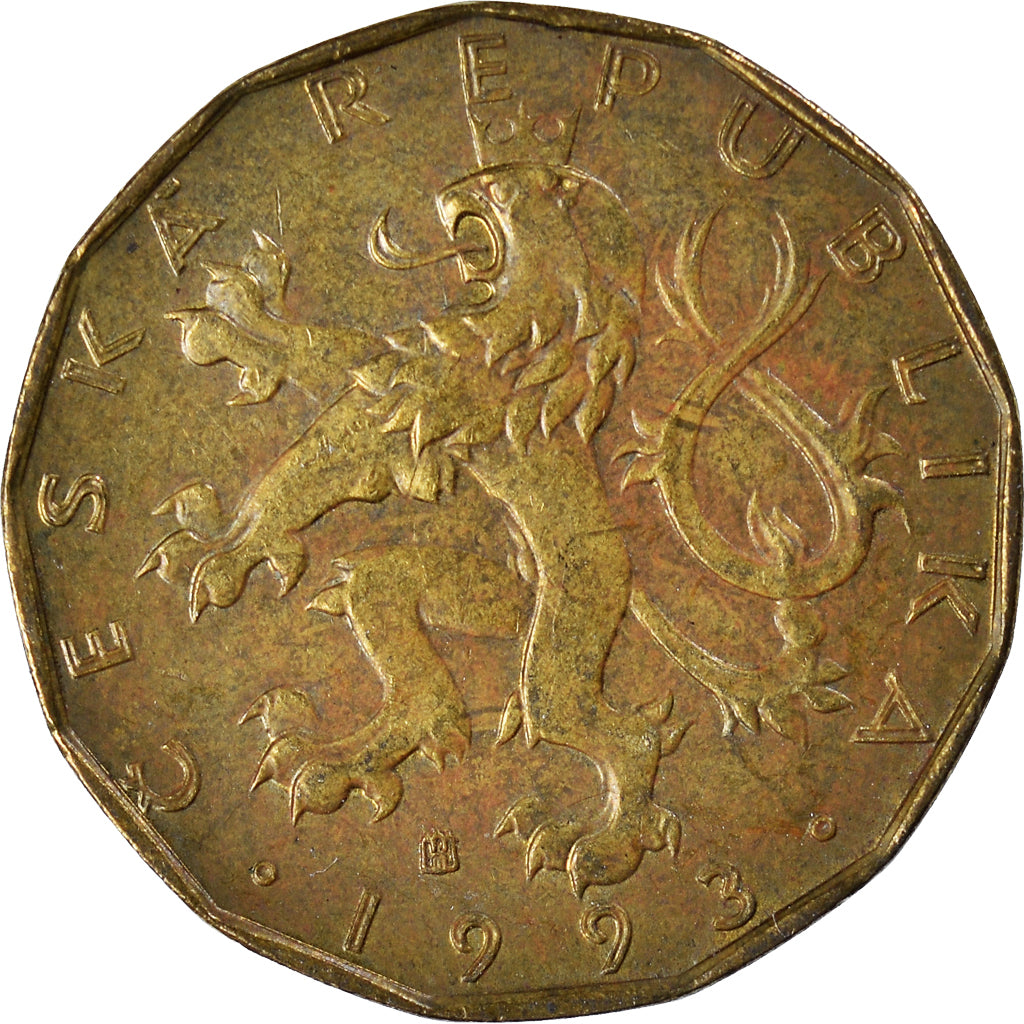 Moneda, República Checa, 20 Korun, 1993