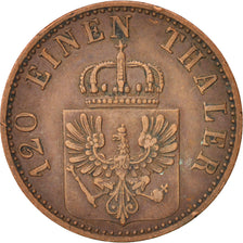 Coin, German States, PRUSSIA, Wilhelm I, 3 Pfennig, 1867, Berlin, EF(40-45)