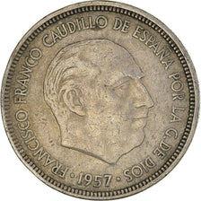 Moneda, España, 5 Pesetas, 1957