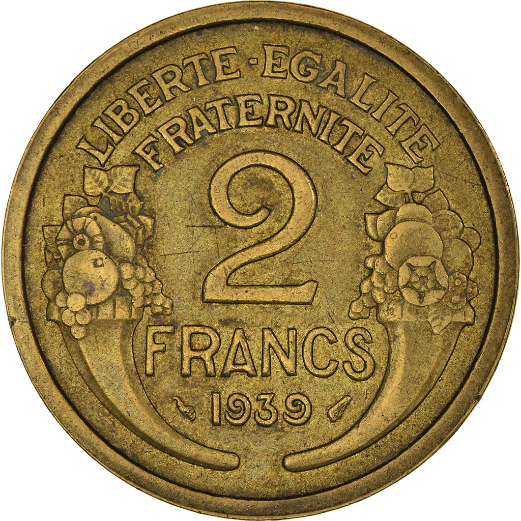 Münze, Frankreich, 2 Francs, 1939