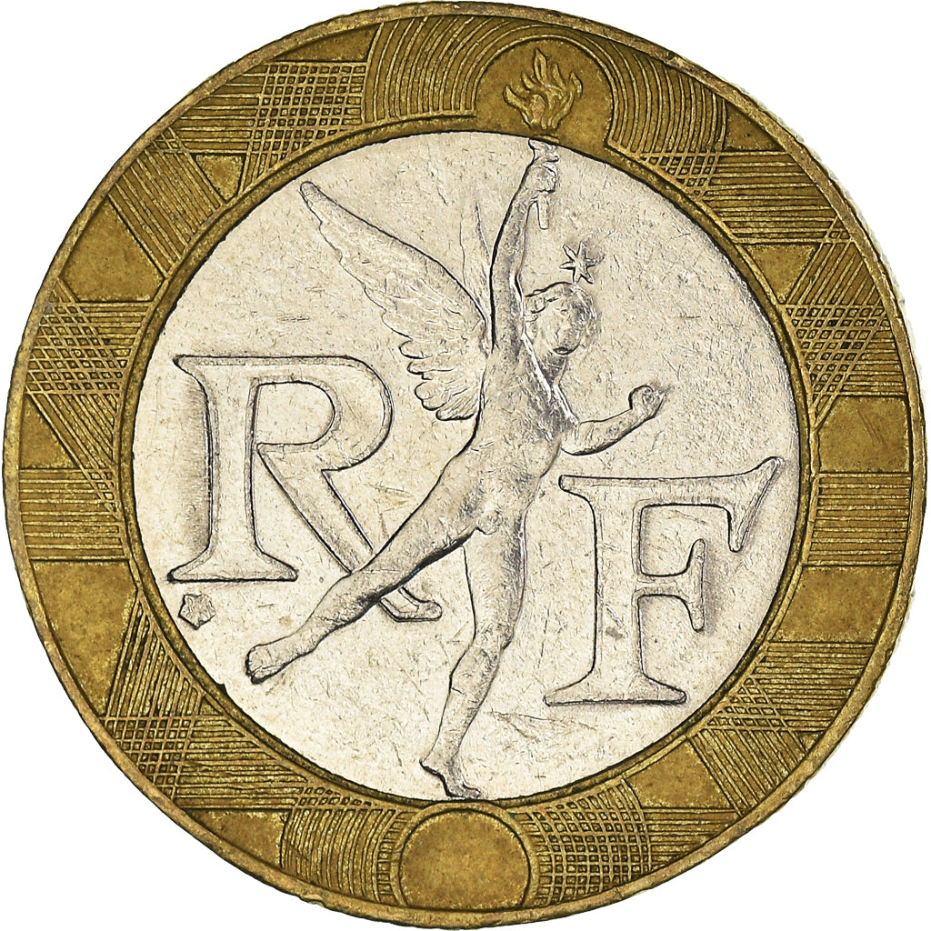 Moneta, Francja, 10 Francs, 1992