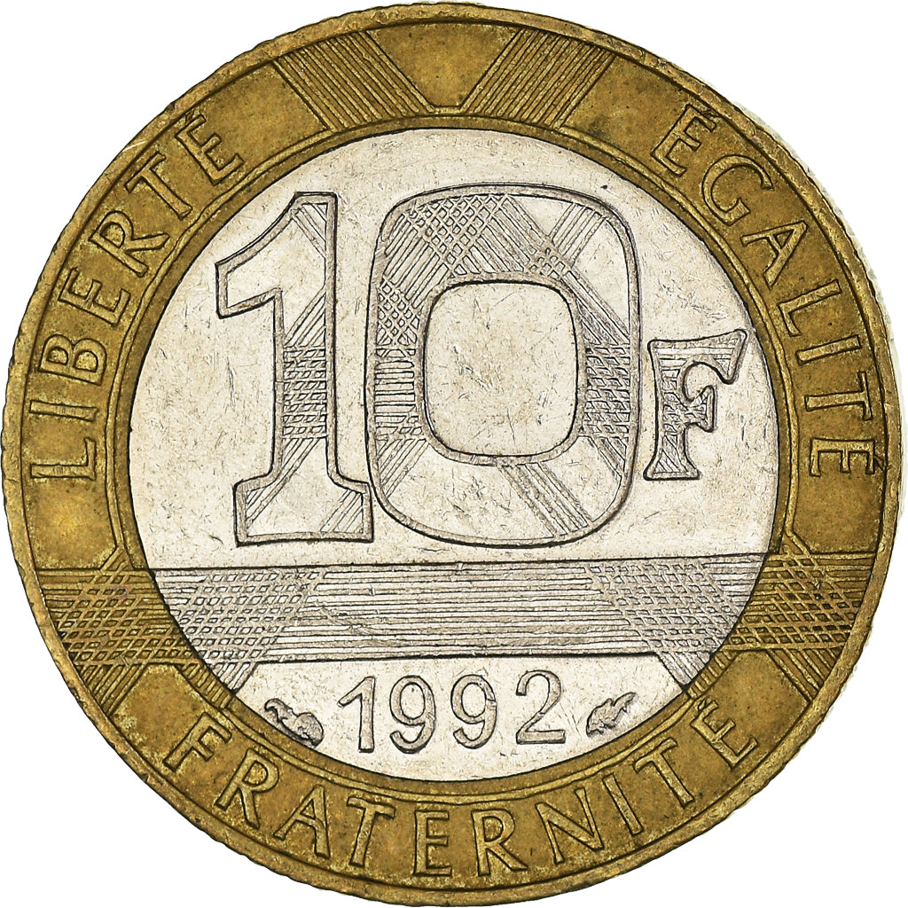 Moneta, Francja, 10 Francs, 1992