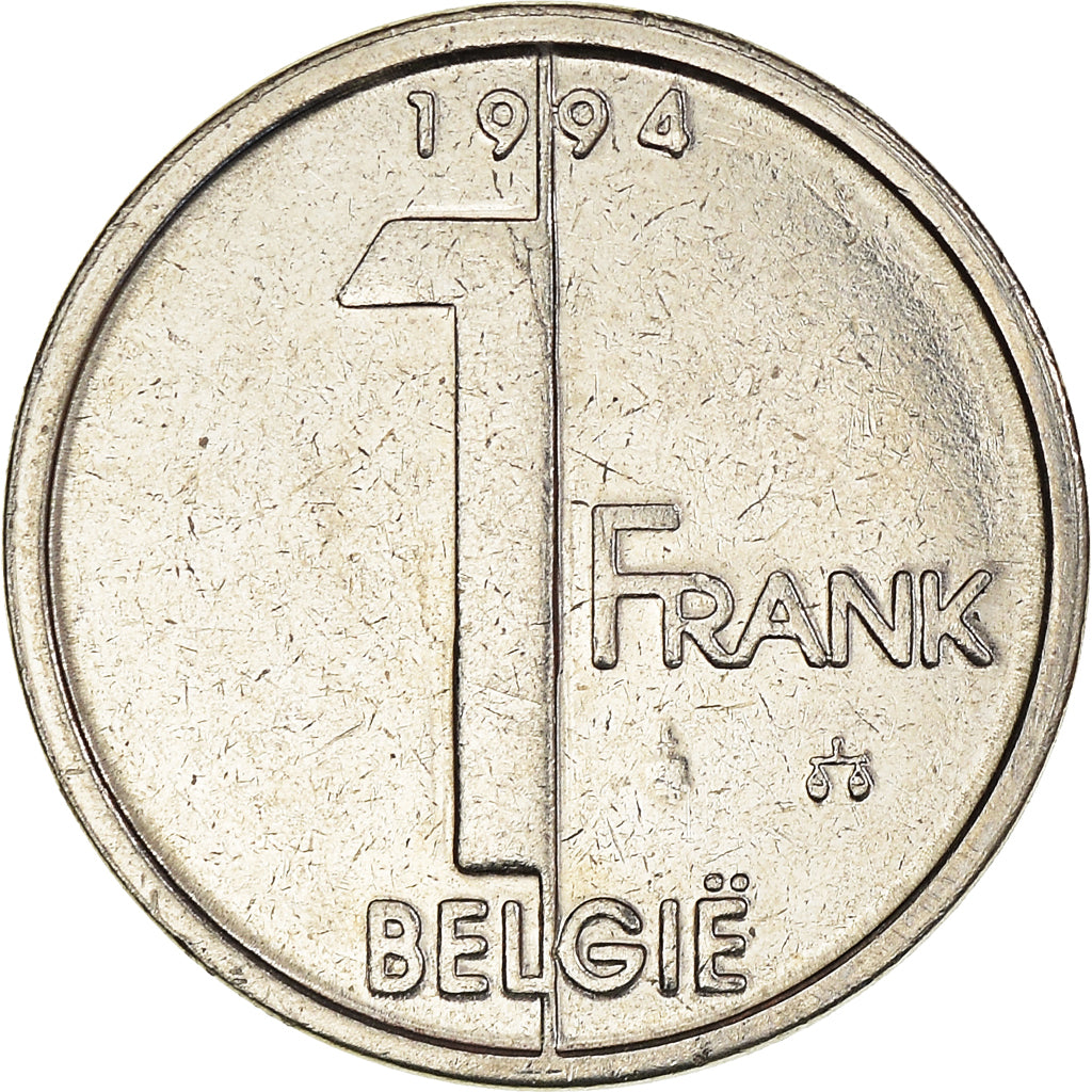 Moneta, Belgia, Franc, 1994