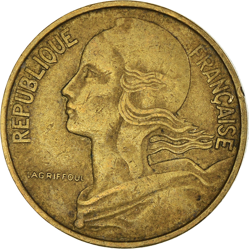 Moneda, Francia, 10 Centimes, 1969
