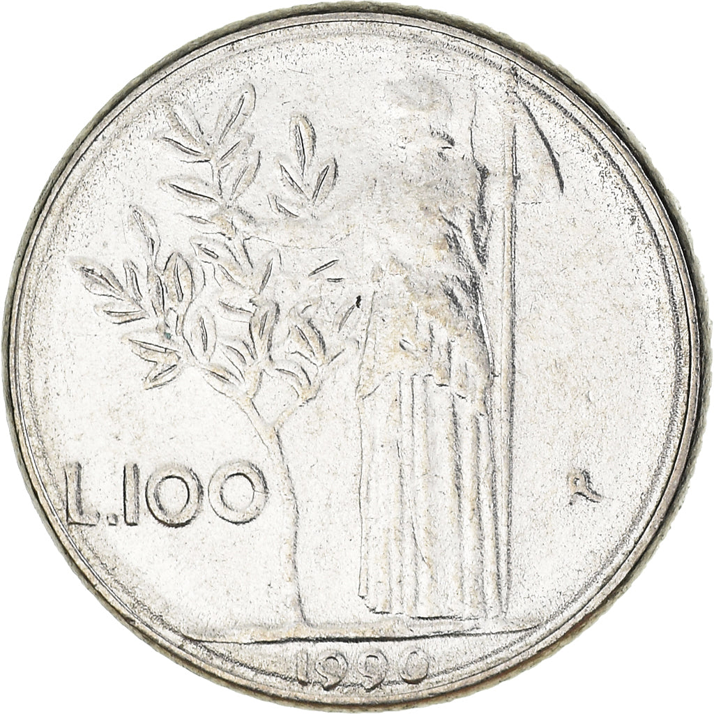 Moneta, Włochy, 100 Lire, 1990