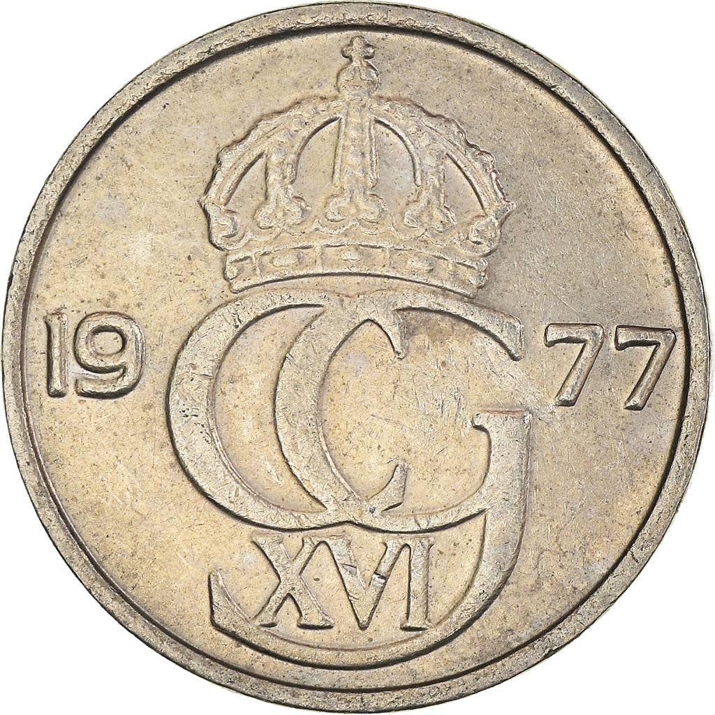 Moneta, Svezia, 50 Öre, 1977