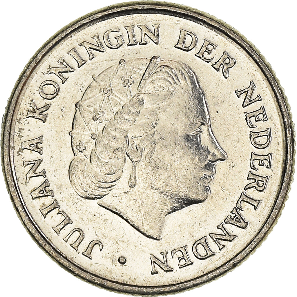 Münze, Niederlande, 10 Cents, 1976