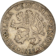 Monnaie, Tchécoslovaquie, Koruna, 1937