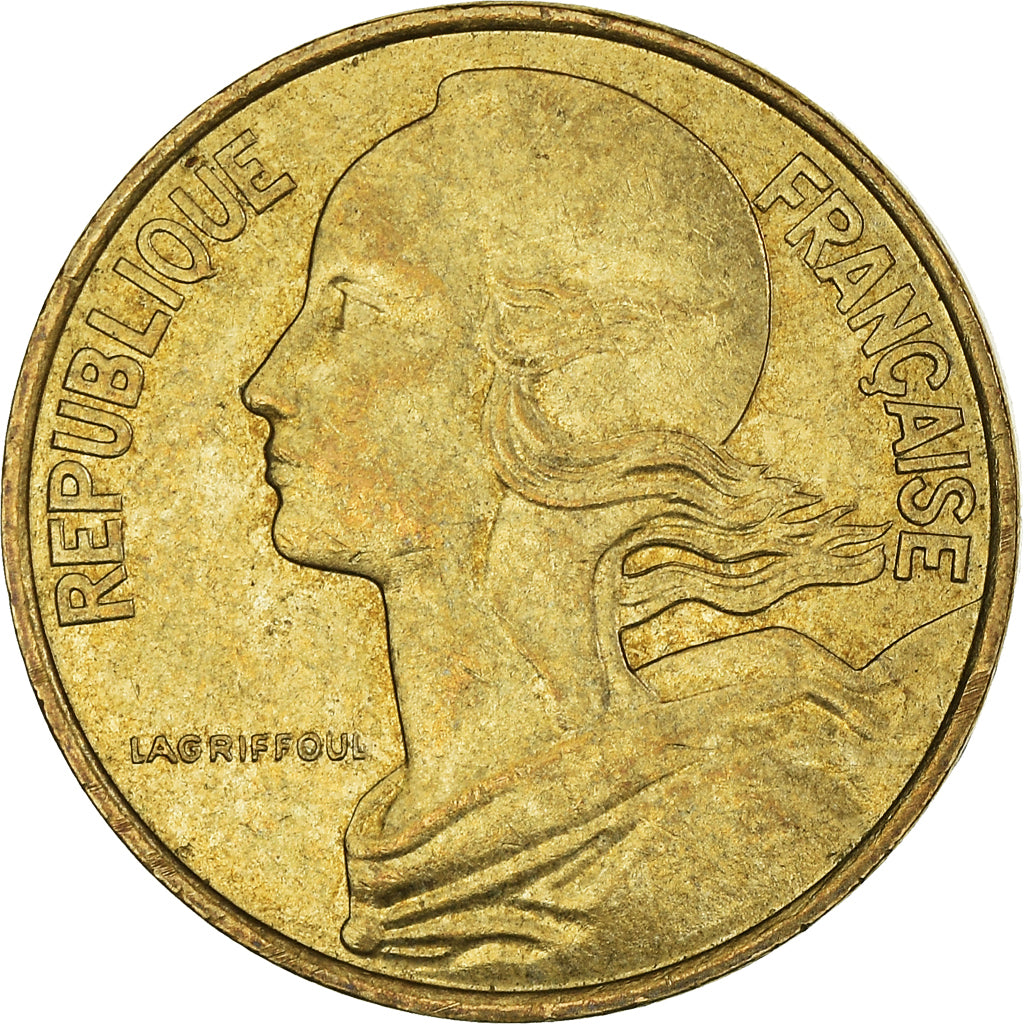 Münze, Frankreich, 10 Centimes, 1990