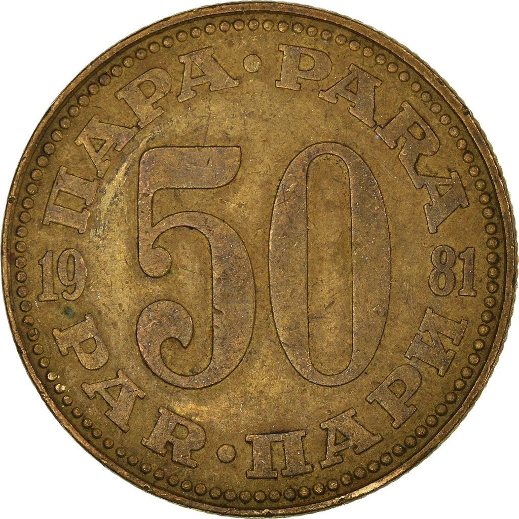 Coin, Yugoslavia, 50 Para, 1981
