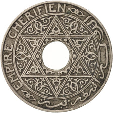 Morocco, Yusuf, 25 Centimes, 1924, Poissy, EF(40-45), Copper-nickel, KM:34.2