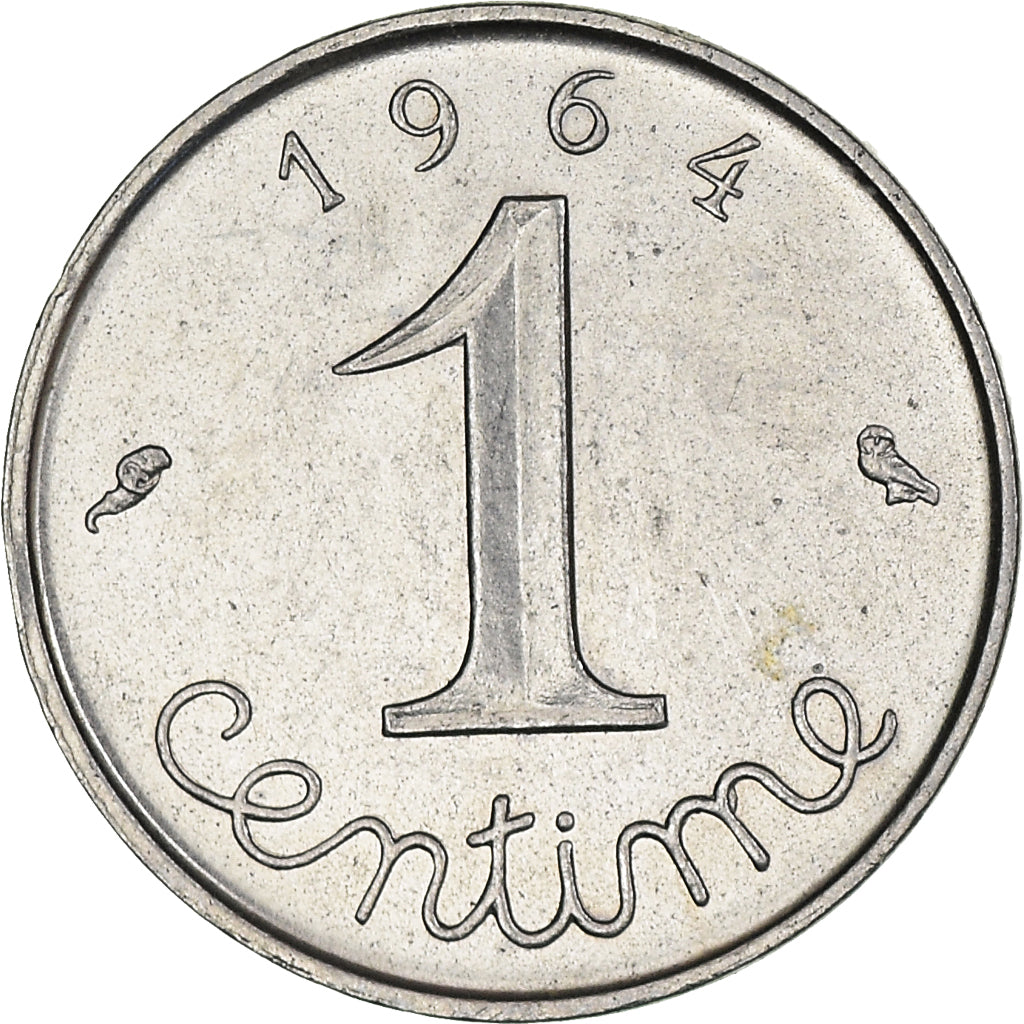 Munten, Frankrijk, Centime, 1964