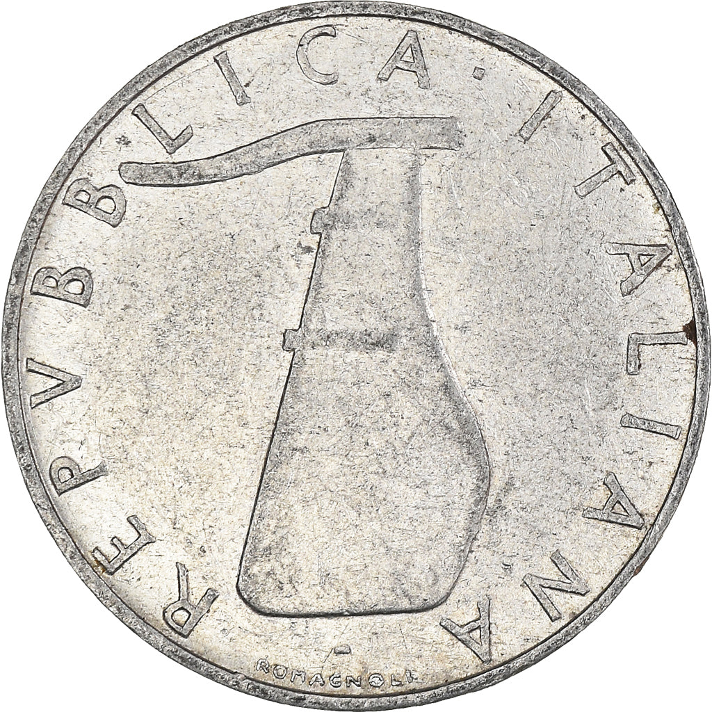 Moeda, Itália, 5 Lire, 1972