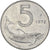 Monnaie, Italie, 5 Lire, 1972