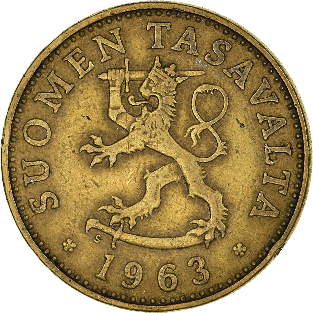 Coin, Finland, 50 Penniä, 1963