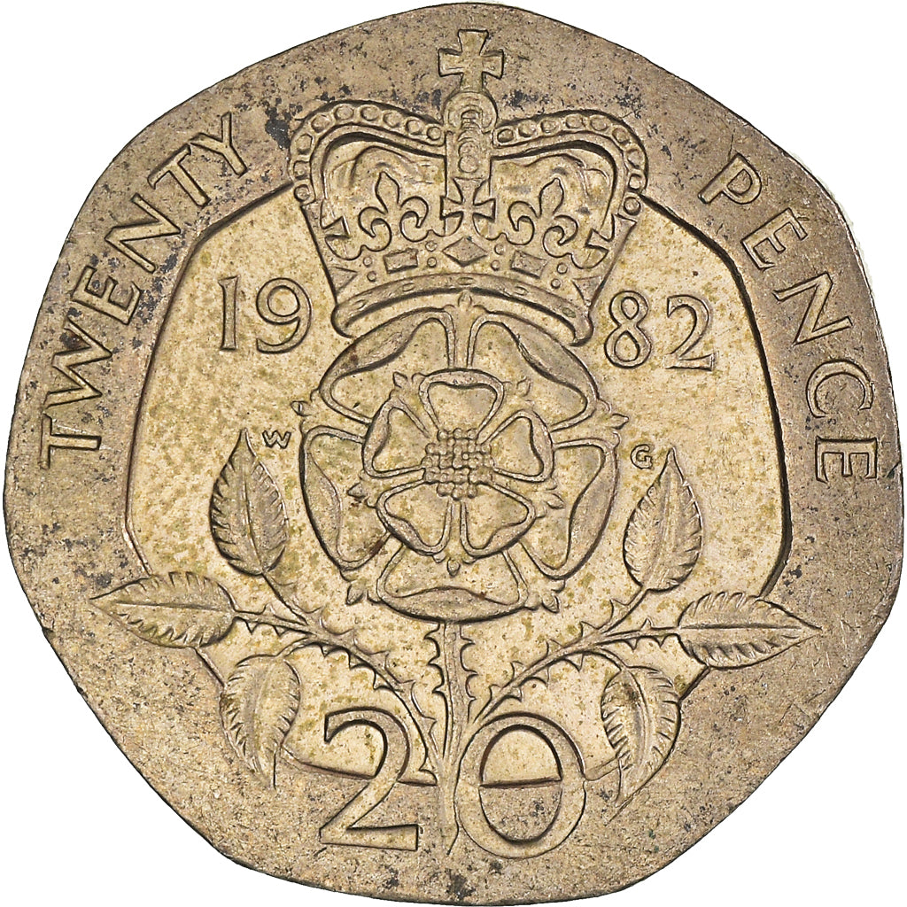 Moneta, Wielka Brytania, 20 Pence, 1982