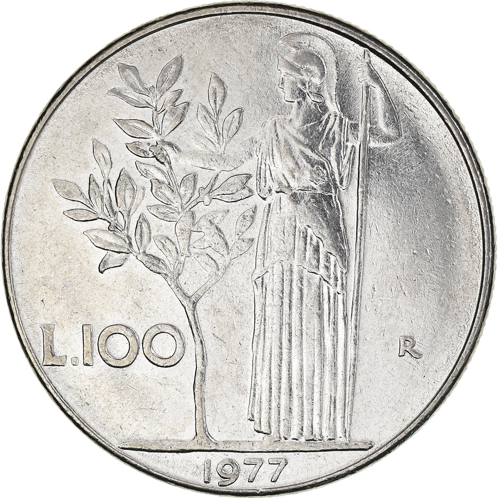 Moneda, Italia, 100 Lire, 1977
